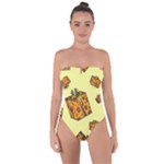 I Wish You All The Gifts Tie Back One Piece Swimsuit