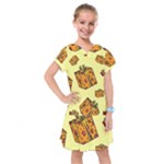 I Wish You All The Gifts Kids  Drop Waist Dress