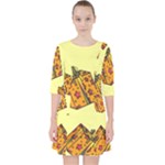 I Wish You All The Gifts Quarter Sleeve Pocket Dress