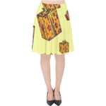 I Wish You All The Gifts Velvet High Waist Skirt