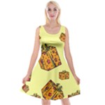 I Wish You All The Gifts Reversible Velvet Sleeveless Dress