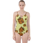 I Wish You All The Gifts Cut Out Top Tankini Set