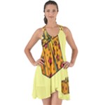 I Wish You All The Gifts Show Some Back Chiffon Dress