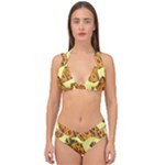 I Wish You All The Gifts Double Strap Halter Bikini Set