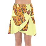 I Wish You All The Gifts Wrap Front Skirt