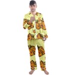 I Wish You All The Gifts Men s Long Sleeve Satin Pajamas Set