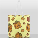 I Wish You All The Gifts Full Print Rope Handle Tote (Large)