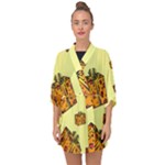 I Wish You All The Gifts Half Sleeve Chiffon Kimono