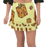 I Wish You All The Gifts Fishtail Mini Chiffon Skirt