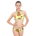 I Wish You All The Gifts High Neck Bikini Set