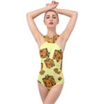 I Wish You All The Gifts Cross Front Low Back Swimsuit