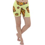 I Wish You All The Gifts Lightweight Velour Yoga Shorts
