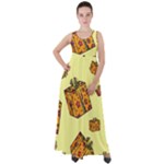 I Wish You All The Gifts Empire Waist Velour Maxi Dress