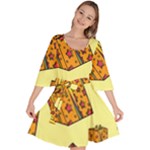 I Wish You All The Gifts Velour Kimono Dress