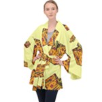 I Wish You All The Gifts Long Sleeve Velvet Kimono 