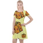 I Wish You All The Gifts Cap Sleeve Velour Dress 