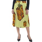 I Wish You All The Gifts Classic Velour Midi Skirt 
