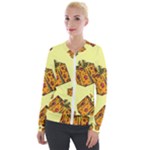 I Wish You All The Gifts Velvet Zip Up Jacket