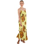 I Wish You All The Gifts Cami Maxi Ruffle Chiffon Dress
