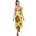 I Wish You All The Gifts Halter Tie Back Dress 