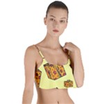 I Wish You All The Gifts Layered Top Bikini Top 