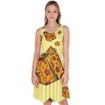 I Wish You All The Gifts Knee Length Skater Dress With Pockets