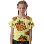 I Wish You All The Gifts Kids  Cut Out Flutter Sleeves