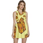 I Wish You All The Gifts Sleeveless High Waist Mini Dress