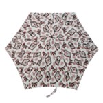 Signs Of Christmas Time  Mini Folding Umbrellas