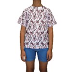 Signs Of Christmas Time  Kids  Short Sleeve Swimwear