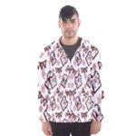 Signs Of Christmas Time  Men s Hooded Windbreaker