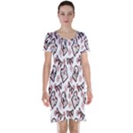 Signs Of Christmas Time  Short Sleeve Nightdress