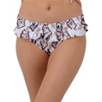 Signs Of Christmas Time  Frill Bikini Bottoms