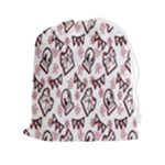Signs Of Christmas Time  Drawstring Pouch (2XL)