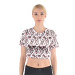 Signs Of Christmas Time  Cotton Crop Top