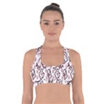 Signs Of Christmas Time  Cross Back Sports Bra