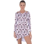Signs Of Christmas Time  Asymmetric Cut-Out Shift Dress