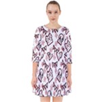 Signs Of Christmas Time  Smock Dress