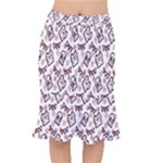 Signs Of Christmas Time  Short Mermaid Skirt