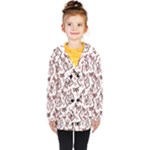 Signs Of Christmas Time  Kids  Double Breasted Button Coat