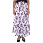 Signs Of Christmas Time  Flared Maxi Skirt