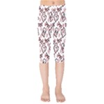 Signs Of Christmas Time  Kids  Capri Leggings 