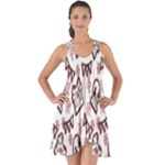 Signs Of Christmas Time  Show Some Back Chiffon Dress