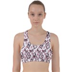 Signs Of Christmas Time  Back Weave Sports Bra
