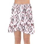 Signs Of Christmas Time  Wrap Front Skirt