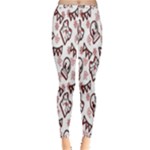 Signs Of Christmas Time  Inside Out Leggings