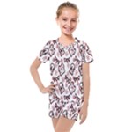 Signs Of Christmas Time  Kids  Mesh T-Shirt and Shorts Set