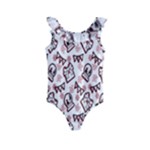 Signs Of Christmas Time  Kids  Frill Swimsuit