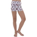 Signs Of Christmas Time  Kids  Lightweight Velour Yoga Shorts