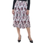 Signs Of Christmas Time  Classic Velour Midi Skirt 